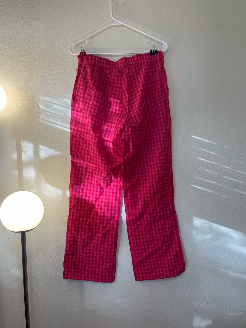 Sonderhaus Perfect Pants in Pink and Red Gingham - Picture 2 of 6